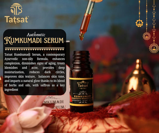 TATSAT Ayurvedic Kumkumadi Face Serum: 10 ml