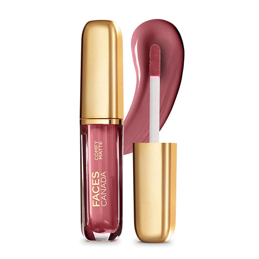 Faces Canada Comfy Matte LipColor| 10Hr Long Stay with Comfort| Almond Oil| Just So You Kn