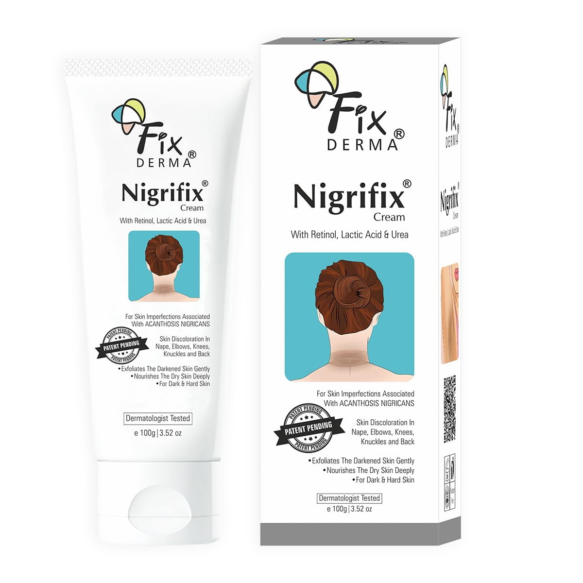 Fixderma Nigrifix cream for Acanthosis Nigricans | For Dark Body Parts Like Neck, Knuckles