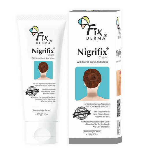 Fixderma Nigrifix cream for Acanthosis Nigricans | For Dark Body Parts Like Neck, Knuckles