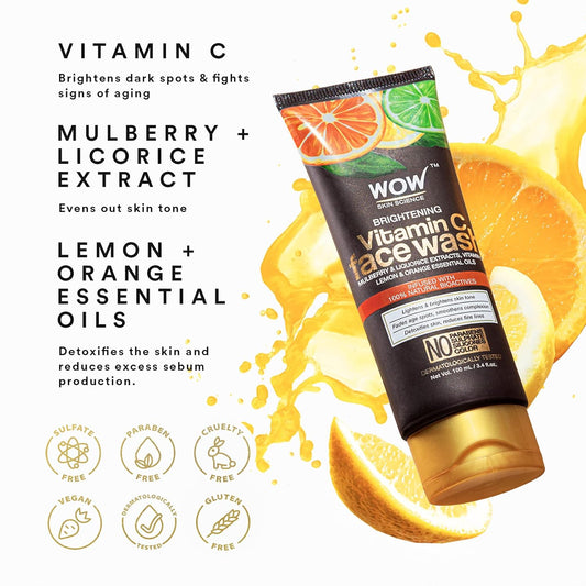 WOW Vitamin C Face Wash: 100 ml