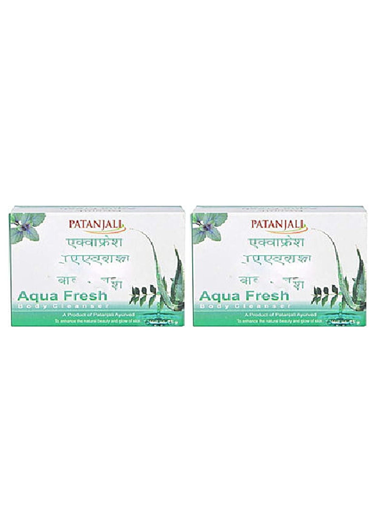 Pack Of 2 - Patanjali Aqua Fresh Body Cleanser - 75 Gm (2.64 Oz)