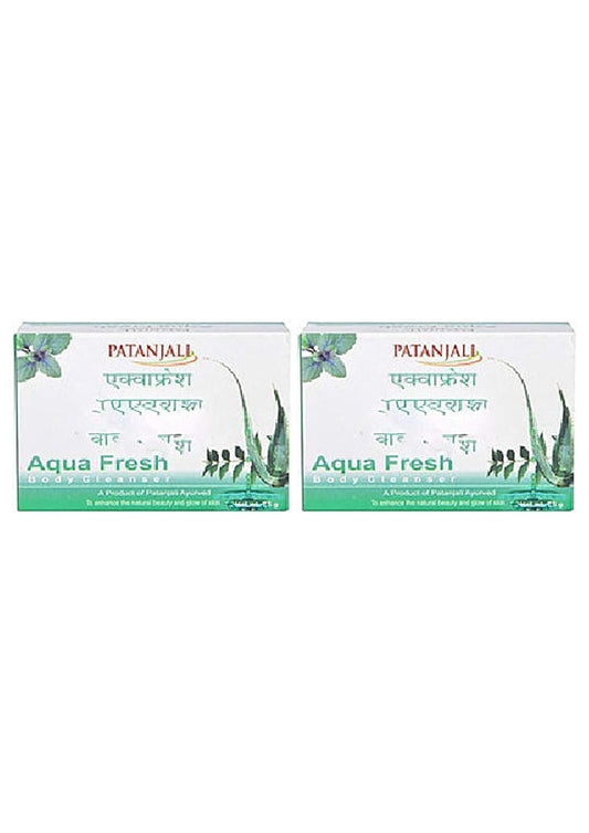 Pack Of 2 - Patanjali Aqua Fresh Body Cleanser - 75 Gm (2.64 Oz)