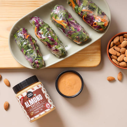 Urban Platter Almond Butter (Without Skin), 250g (Nutty Flavour | Single Ingredient | Keto-Friendly | Blanched Paste)