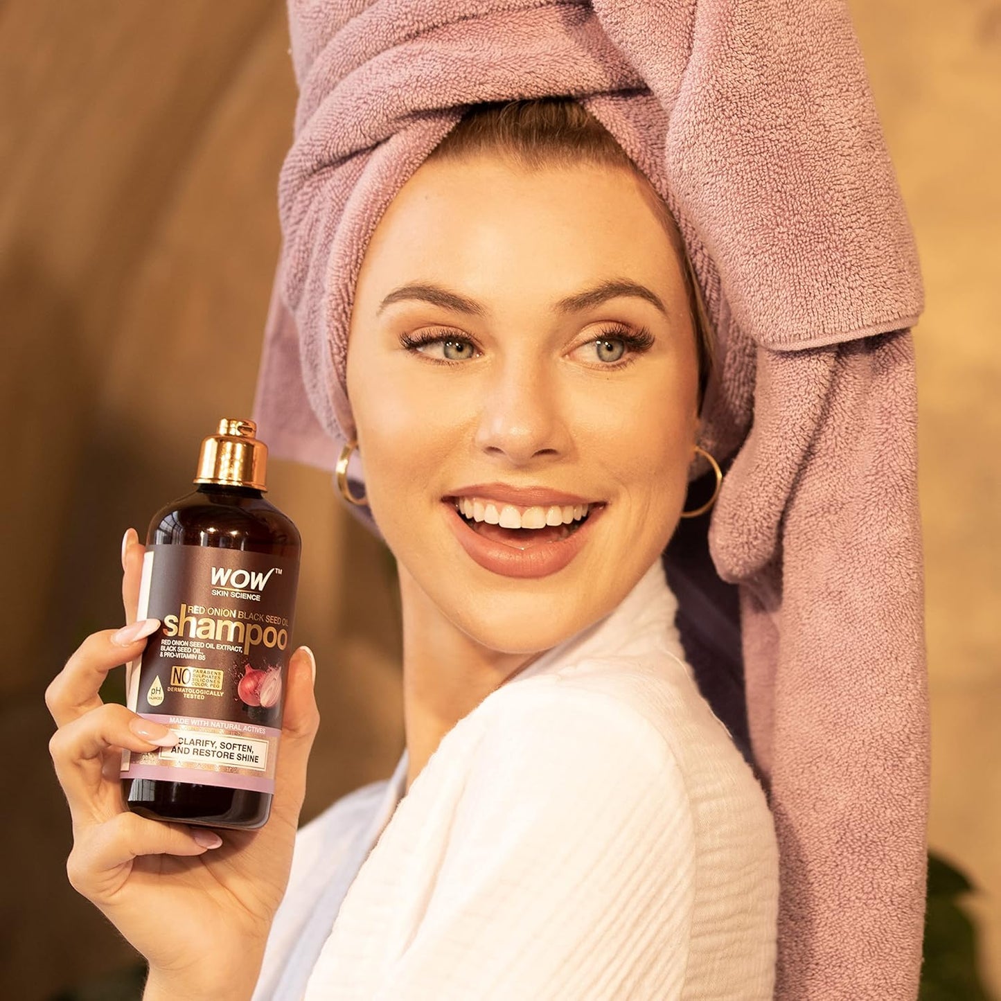 WOW Red Onion Black Seed Oil Shampoo: 500 ml