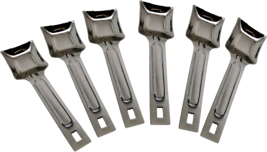 iKonbi Stainless Steel Set of 6 Canister Spoons for Home and Kitchen 13.5x3 cm 130 Gram