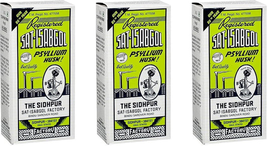 Telephone Brand Sat-Isabgol – Psyllium Husk: 200g, Pack of