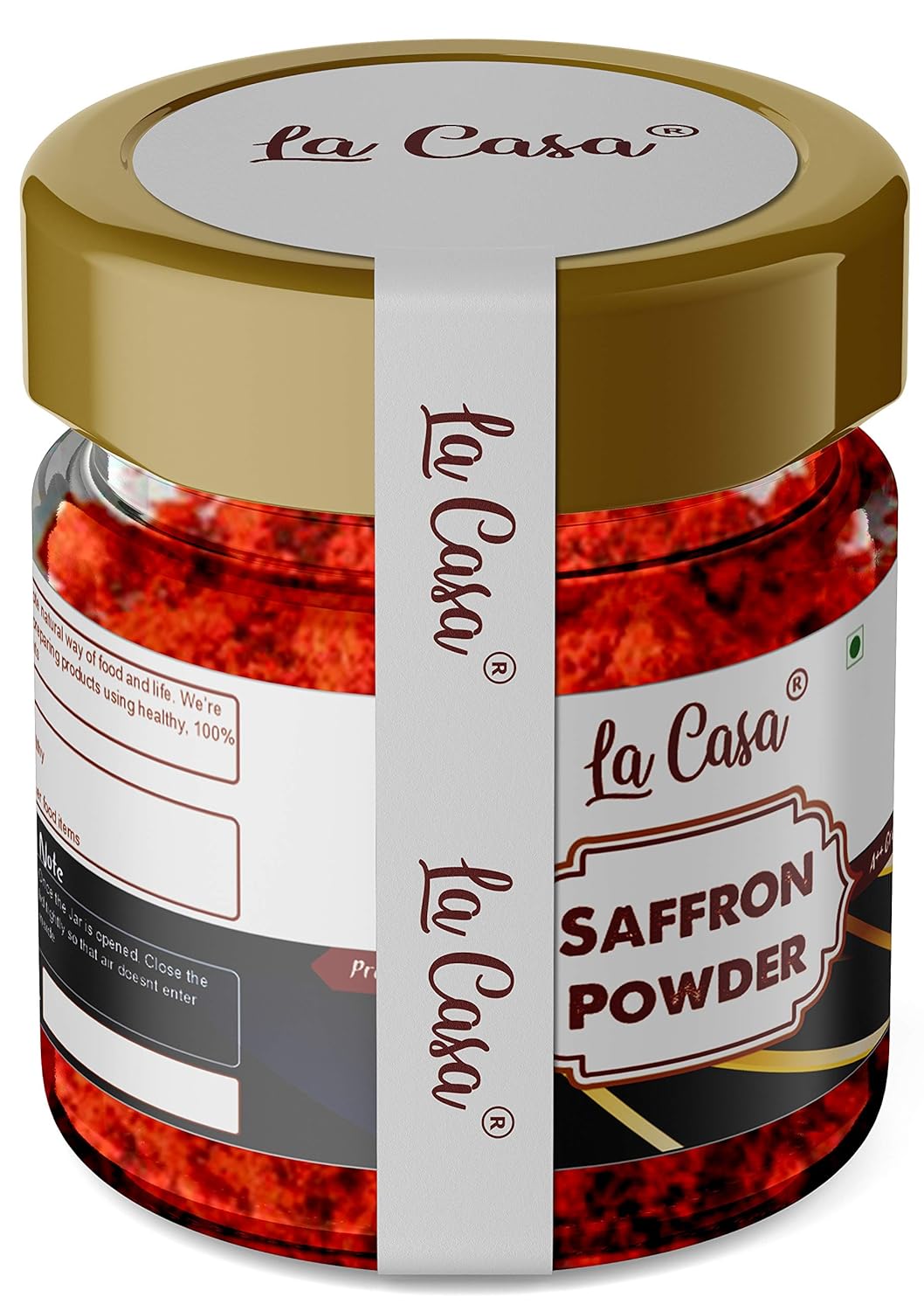 La Casa Saffron Powder | Original Kashmiri Kesar Powder | Premium Organic A++ Grade | for