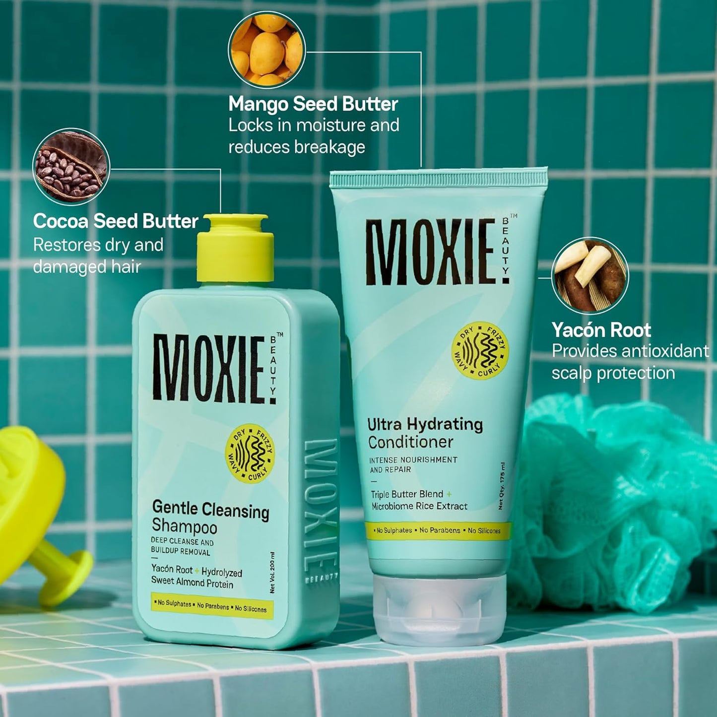 Moxie Beauty Shampoo 200ml & Conditioner 175ml Duo | Paraben & Sulfate Free