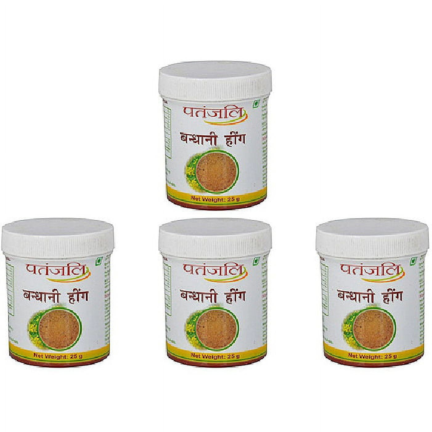 Pack Of 4 - Patanjali Hing Asafoetida - 25 Gm (1 Oz) [FS]
