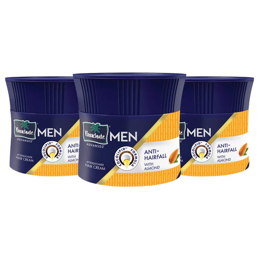 Parachute Advansed Men Hair Cream, Anti Hairfall 100 gm (Pack of 3)