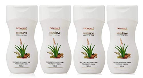 Patanjali Saundarya BodyLotion Bottle, 100ml (Pack of 4)