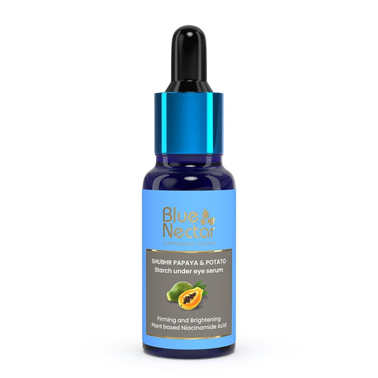 Blue Nectar Under Eye Serum with Plant-Based Niacinamide from Potato Starch & Papaya (17 H