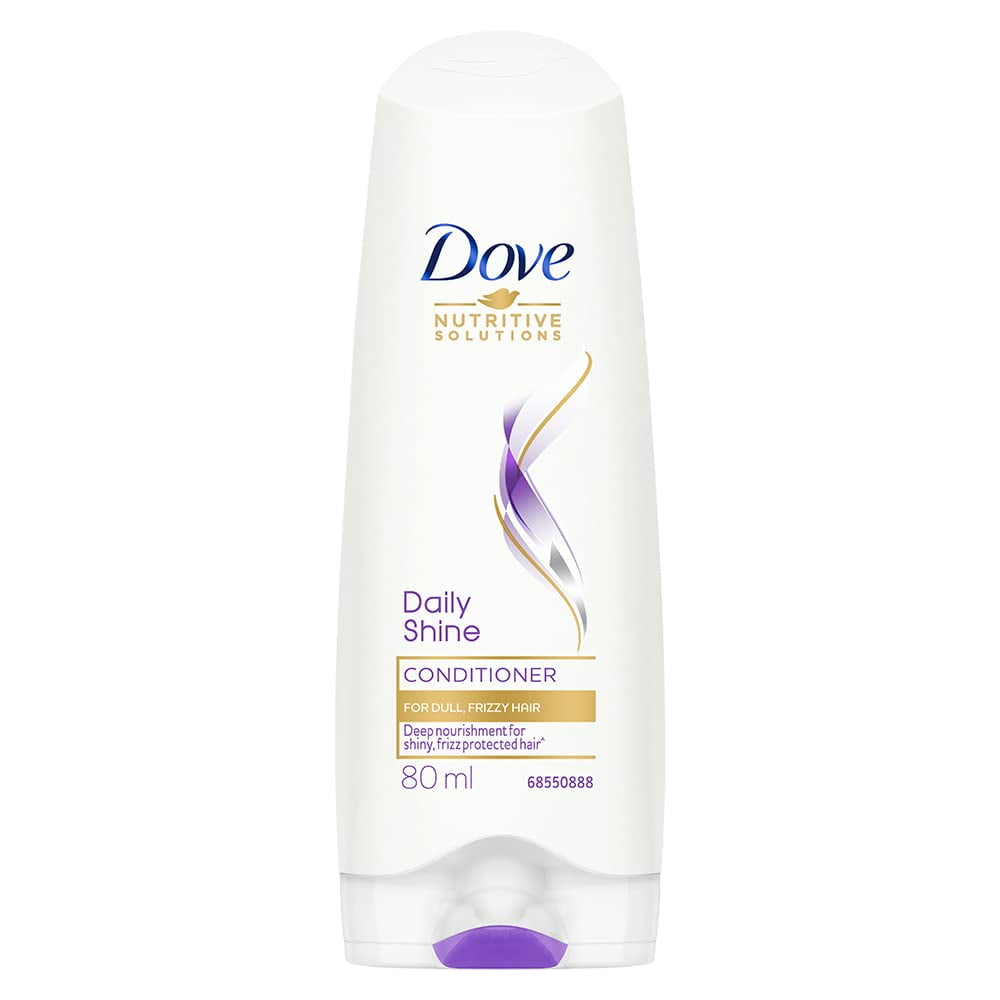 Dove Daily Shine Conditioner - 80 ml for Dull Frizzy Hair