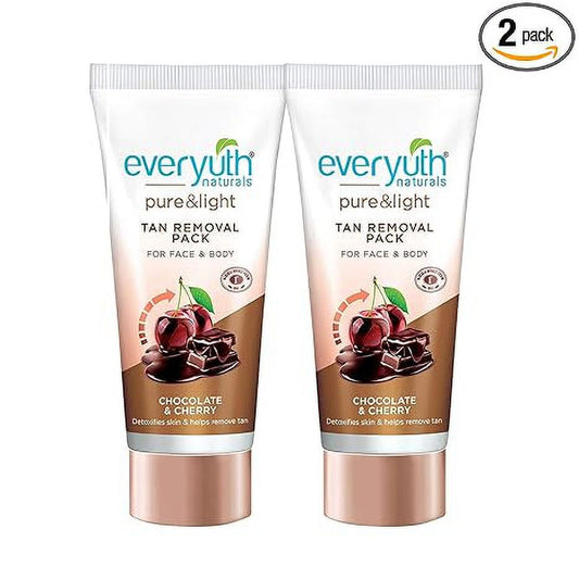Everyuth Naturals Chocolate & Cherry Tan Removal FacePack, 50 g (Pack of 2)