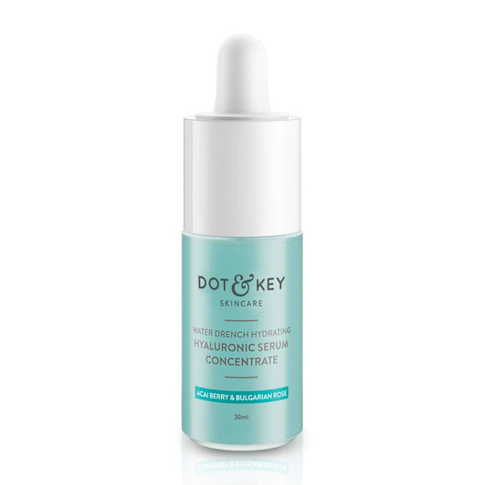 Dot & Key Water Drench Hydrating Hyaluronic Serum Concentrate 30ml, hyaluronic acid serum