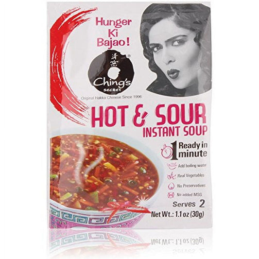 Ching's Hot And Sour Instant Soup (Pack Of 10)