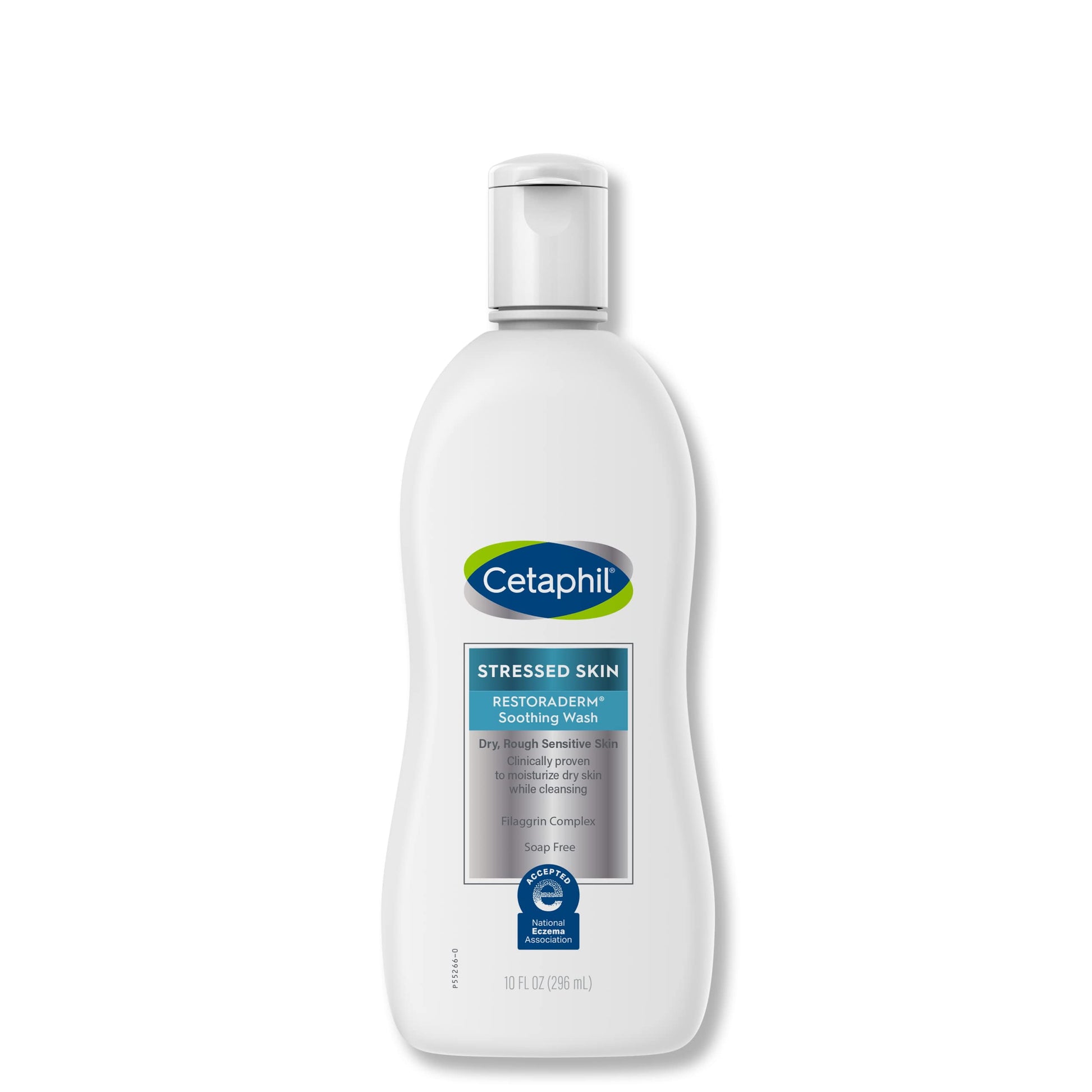 Cetaphil Restoraderm Soothing Wash, 10 Fl Oz, Soothes Dry, Stressed Skin, Hypoallergenic,