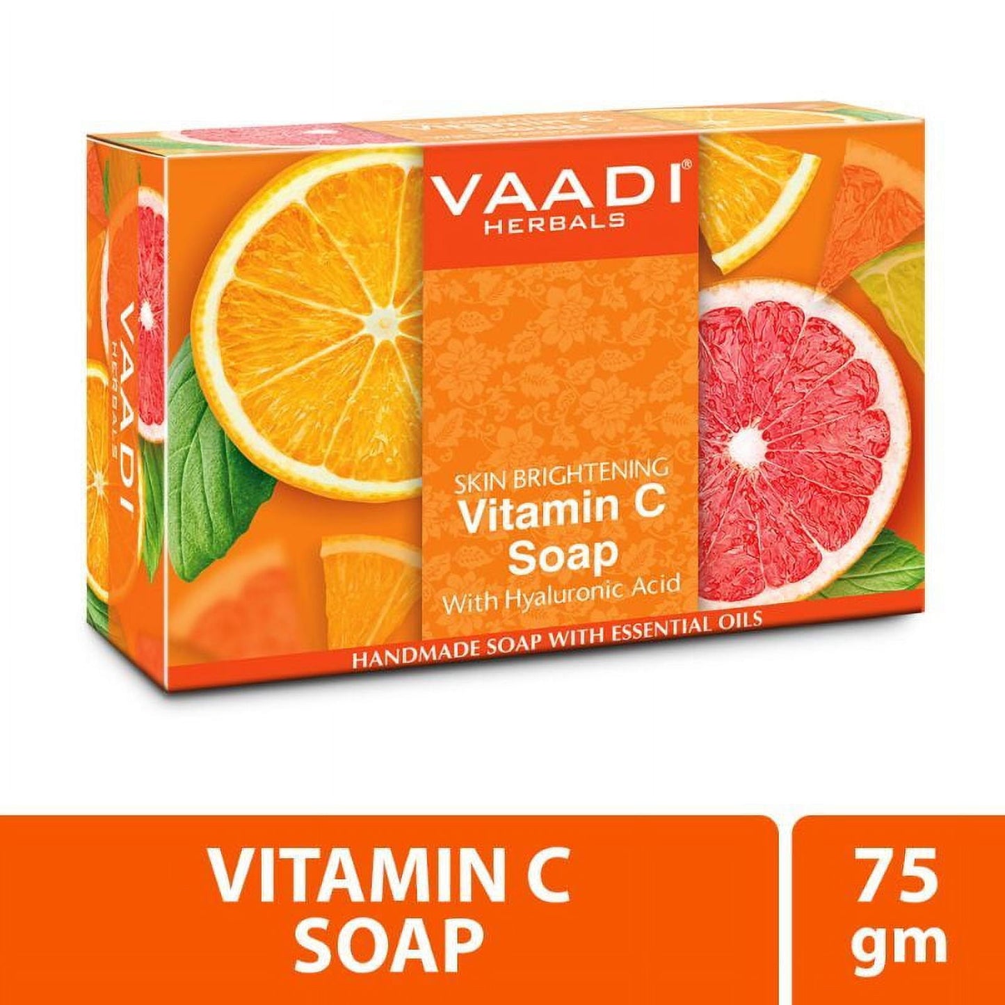 Vaadi Herbals Vitamin C Soap For Tan Removal & Instant Brightening 75gm