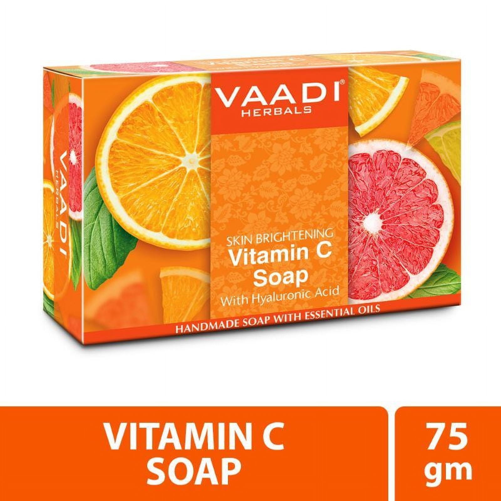Vaadi Herbals Vitamin C Soap For Tan Removal & Instant Brightening 75gm