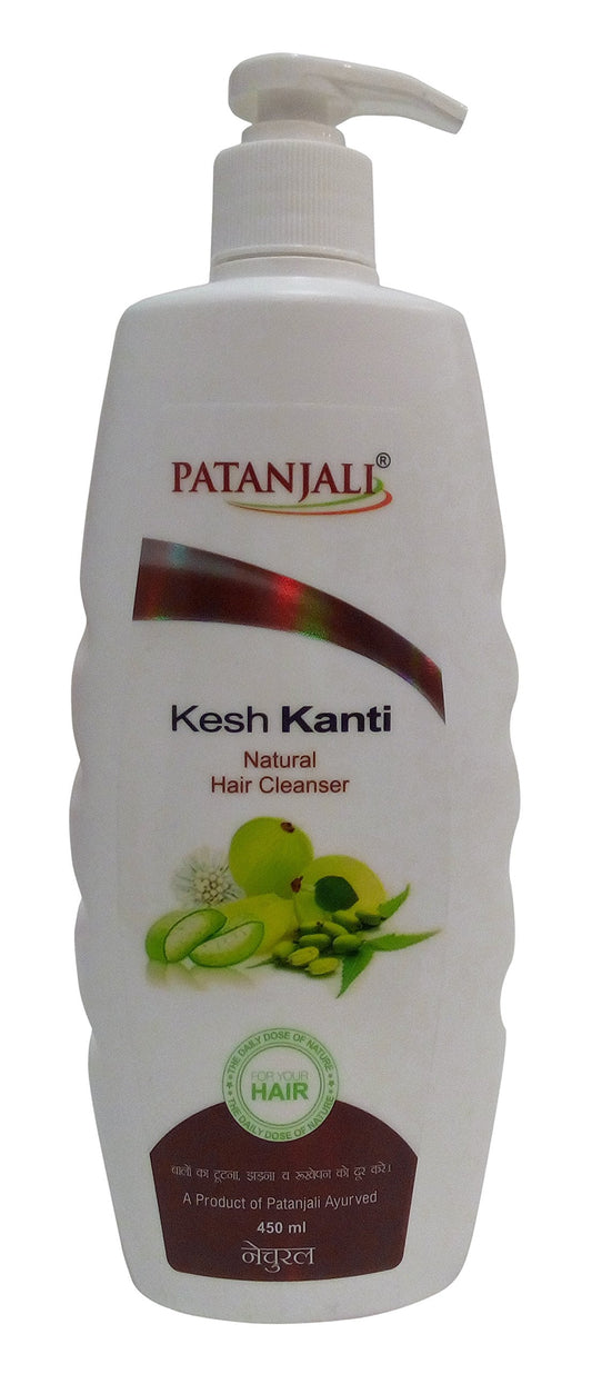Patanjali Kesh Kanti Hair Cleanser - Natural, 450ml Bottle