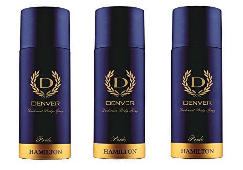 Denver Hamilton Pride Deodorant Body Spray 165Ml Each Combo (Pack Of 3)