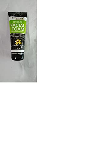 Patanjali Herbal Facial Foam, 60 Gm pack of 2pc