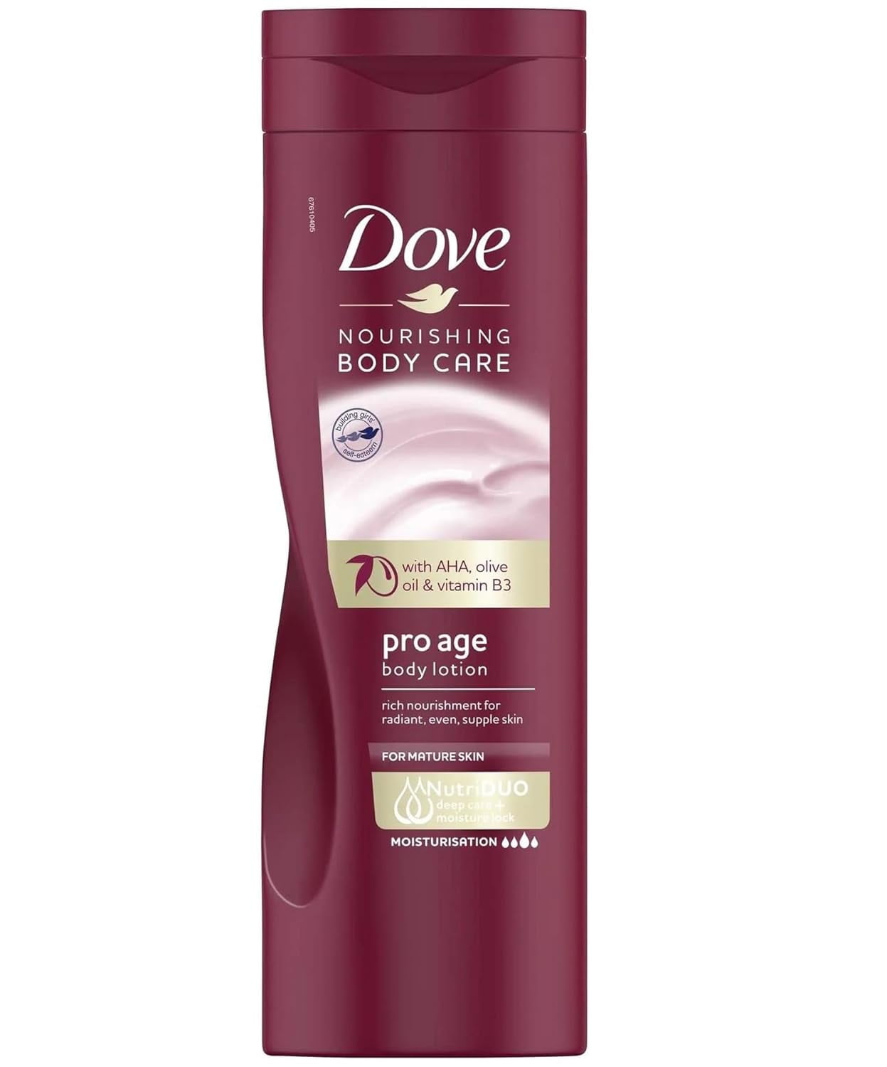 Dove Body Love Pro Age BodyLotion for Mature Skin 48hrs Moisturisation, Paraben Free, With