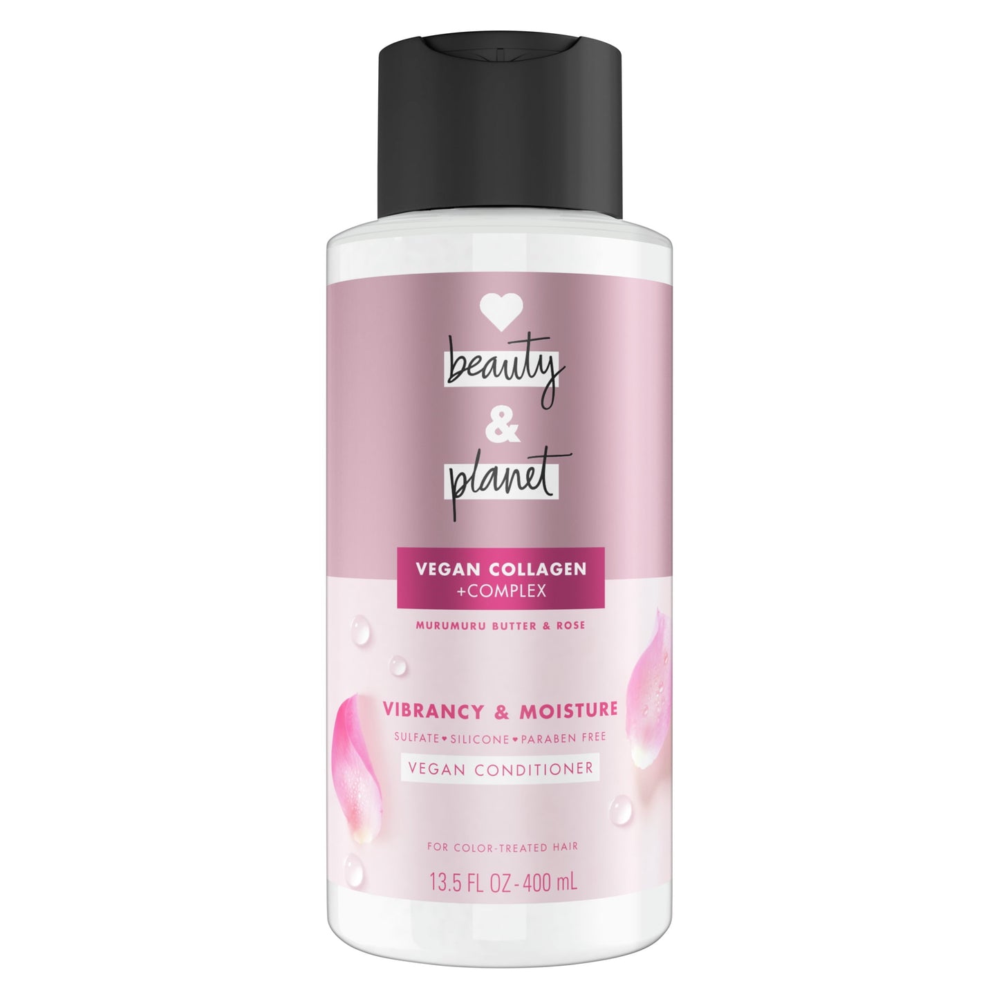 Love Beauty and Planet Vegan Collagen Moisture Conditioner for Women Murumuru Butter & Ros