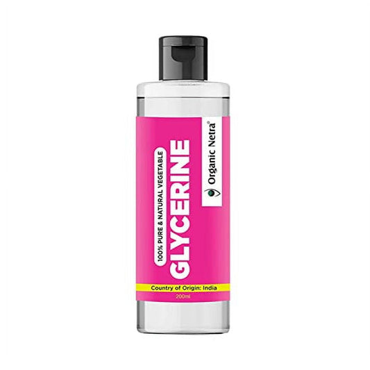 Organic Netra Glycerine for Face |100% Pure & Natural Glycerine Liquid for Face, Beauty an