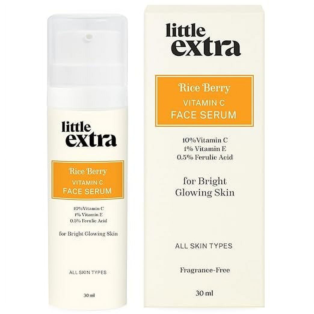 Little Extra Rice Berry 10% Vitamin C FaceSerum for Glowing, Bright Skin 30 ML