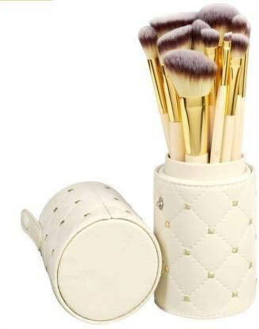 MACPLUS Soft Bristles Makeup Brushes - Brown,