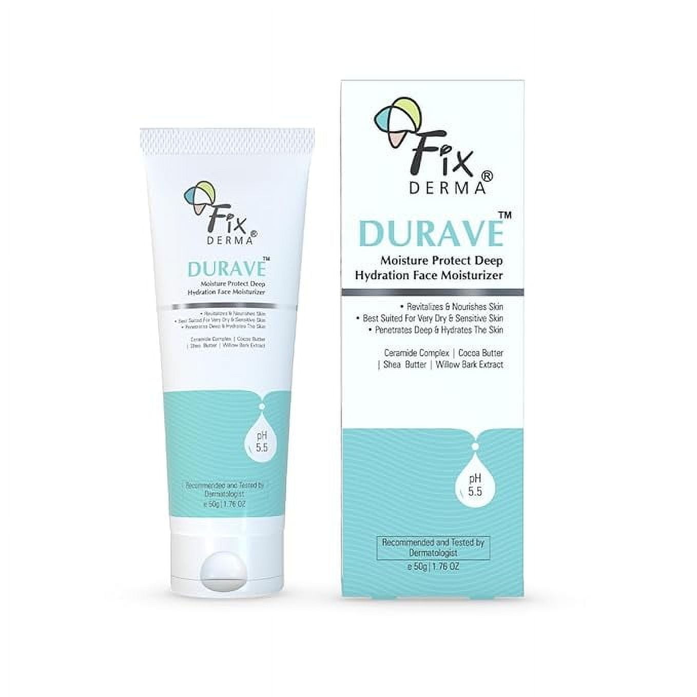 Fixderma Durave Deep with Cocoa & Shea Butter | | Moisturizer for Dry Skin | Face Moisturi