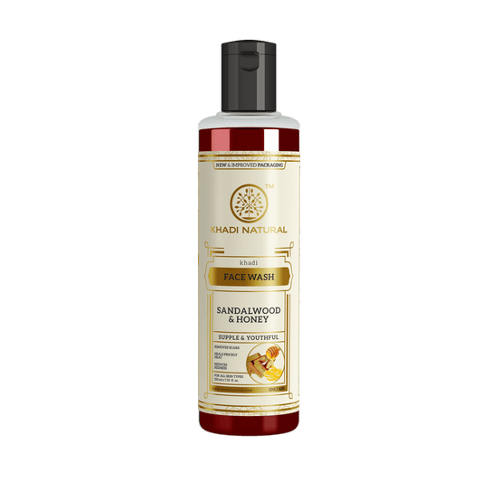 Khadi Natural Sandalwood & Honey FaceWash , 210 ml (7 fl oz)