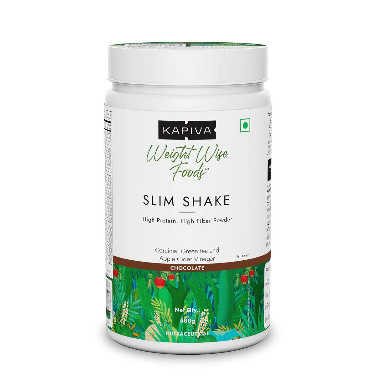 Kapiva Chocolate Slim Shake - India's First Ever Complete Meal Replacement Powered with 6