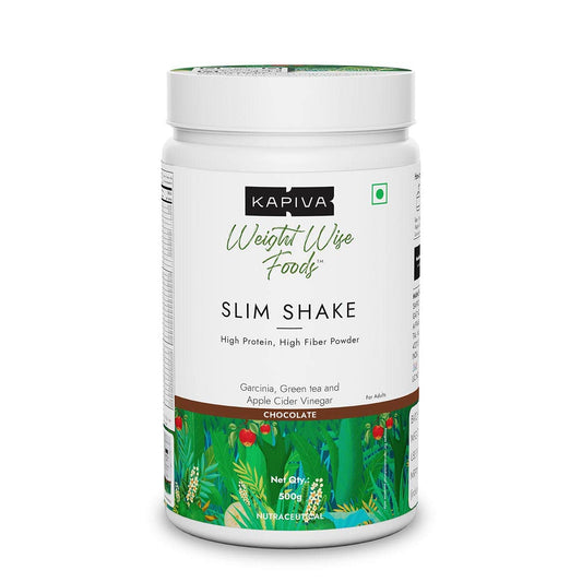Kapiva Chocolate Slim Shake - India's First Ever Complete Meal Replacement Powered with 6