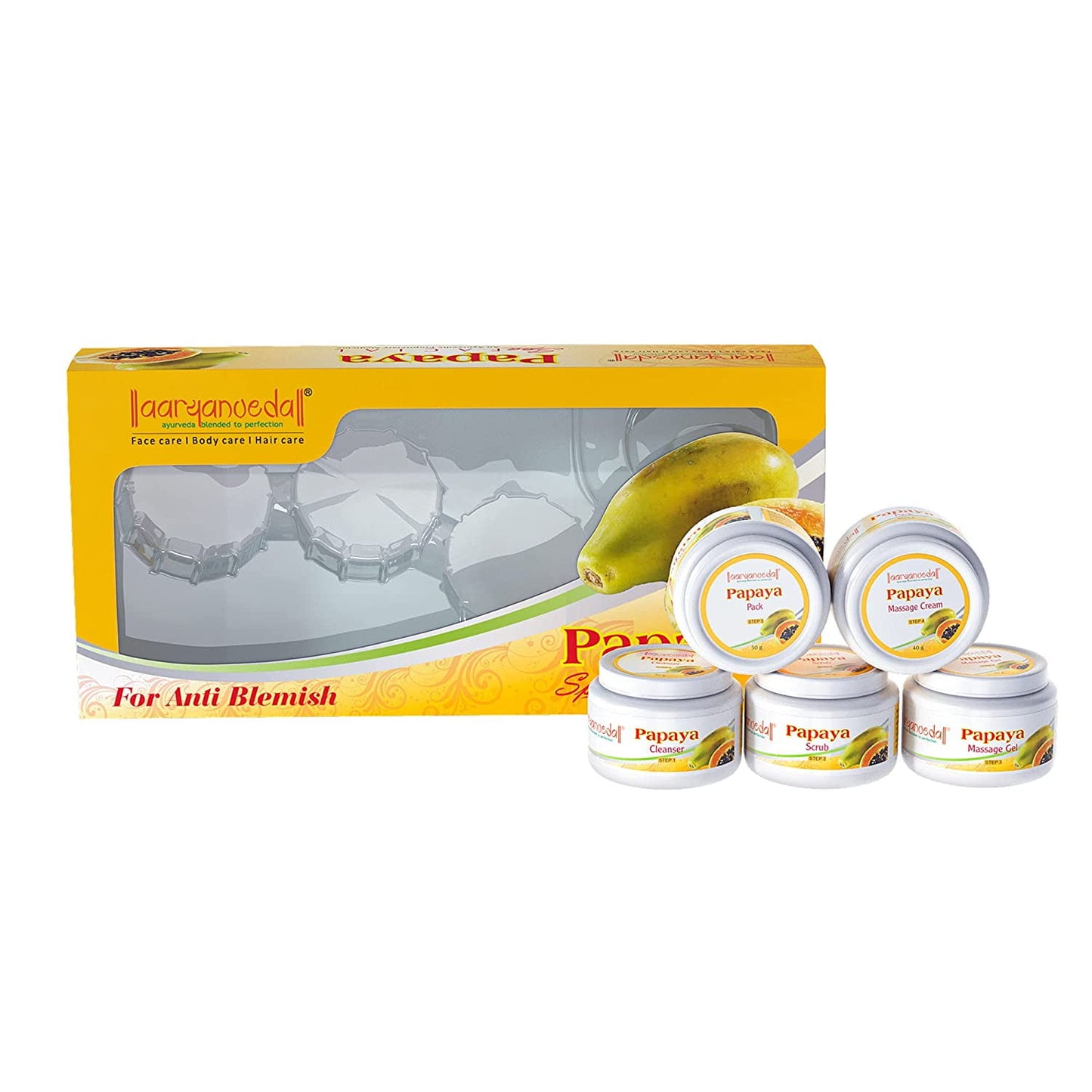 Aryanveda Papaya Facial Kit (210 gm)