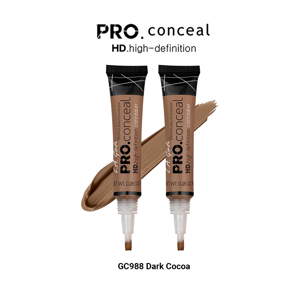 LA Girl Pro Conceal HD Concealer ( Pack Of 2 ) Dark Cocoa GC988