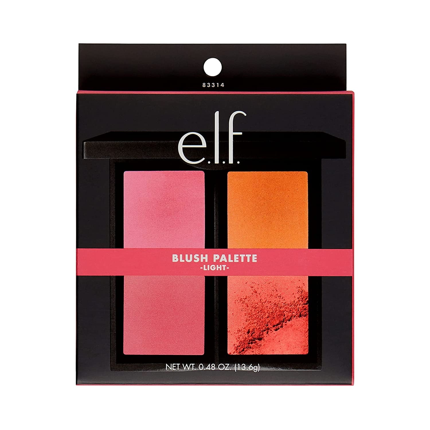 e.l.f. Cosmetics Powder Blush Palette, Four Blush Shades for Beautiful, Long-Lasting Pigme