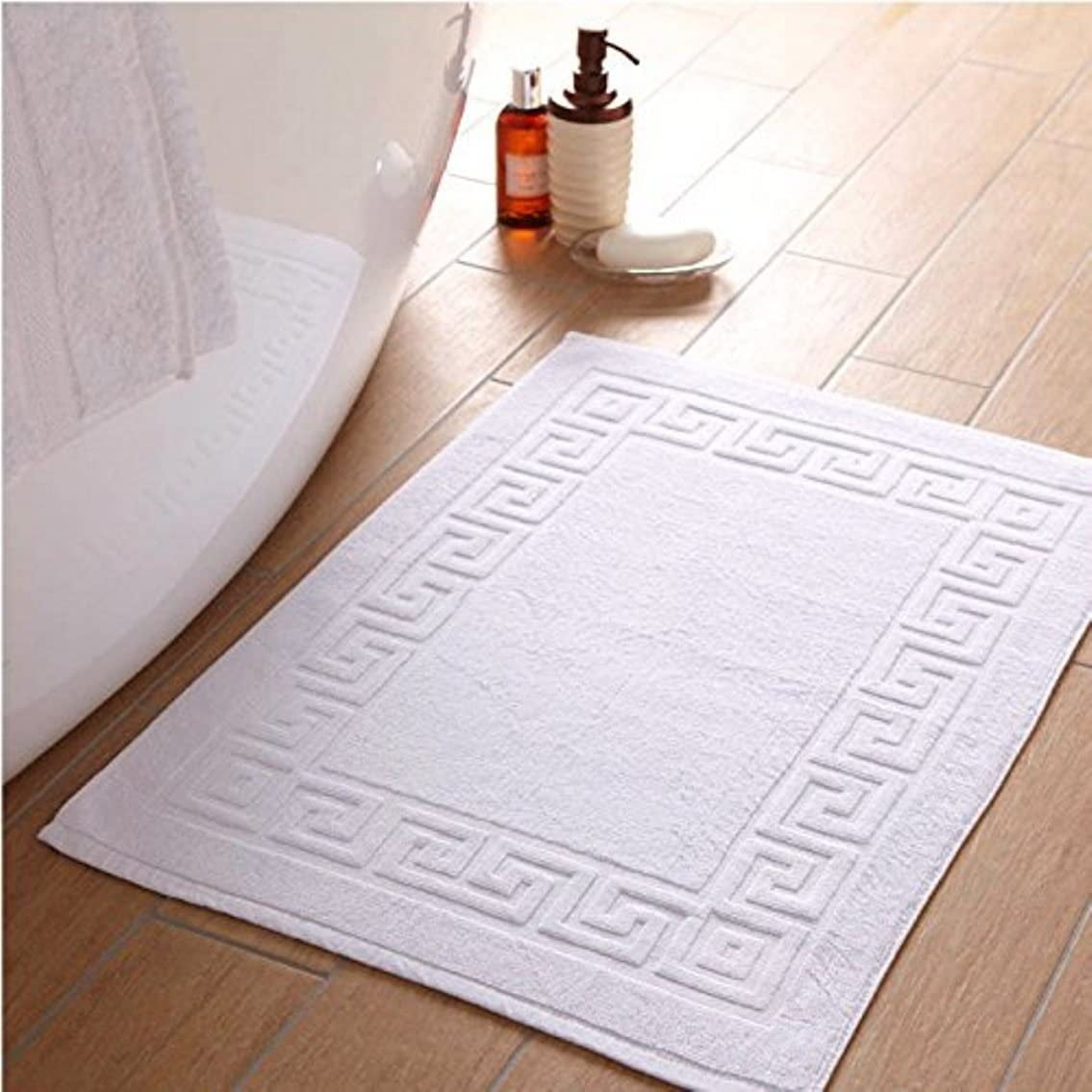 Lushomes Bathroom Mat, Super Soft Terry Cotton Floor Mat For Hotel And Spa, Door Mats For