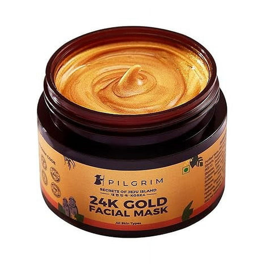 Pilgrim 24K Gold FaceMask for glowing skin hydrating, boosts collagen and restoring skin r