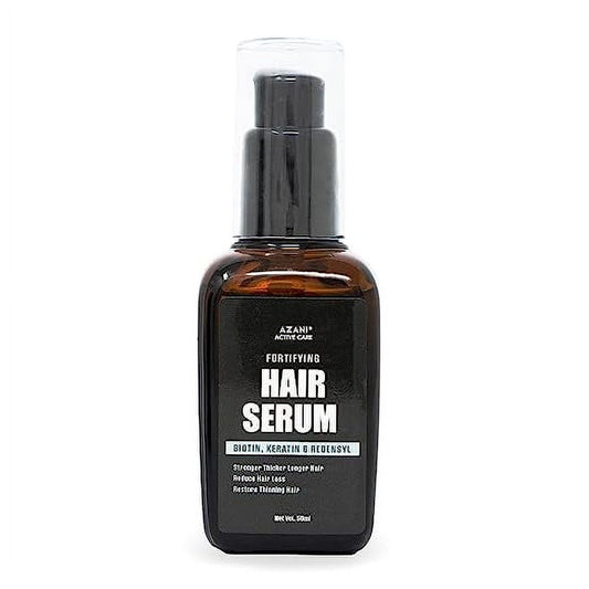 Azani Hair Serum - with Biotin, Keratin & Redensyl - For Shine, Smoothens Frizz & Flyaways