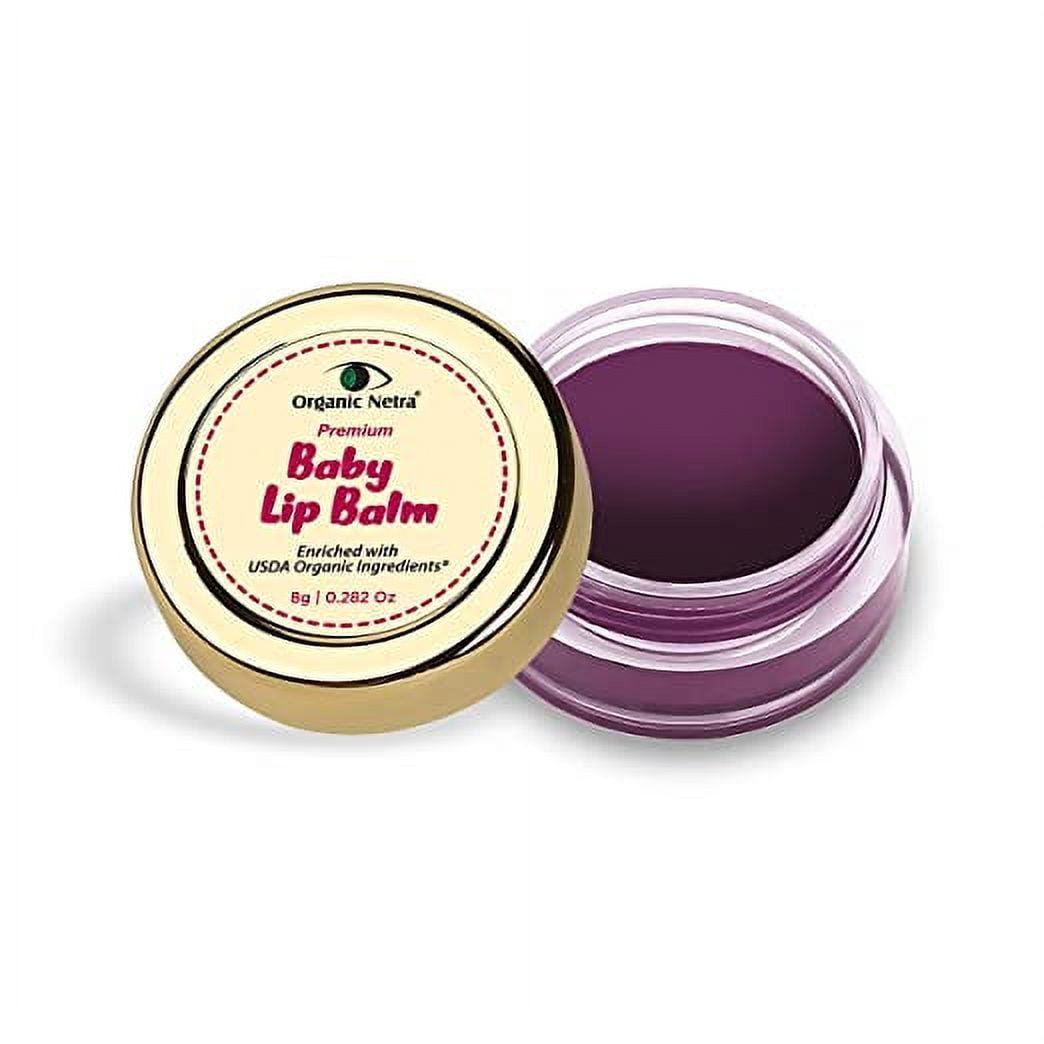 Organic Netra Baby LipBalm | Moisturizes and Heal Dry Lips | Enriched with Beetroot Extrac