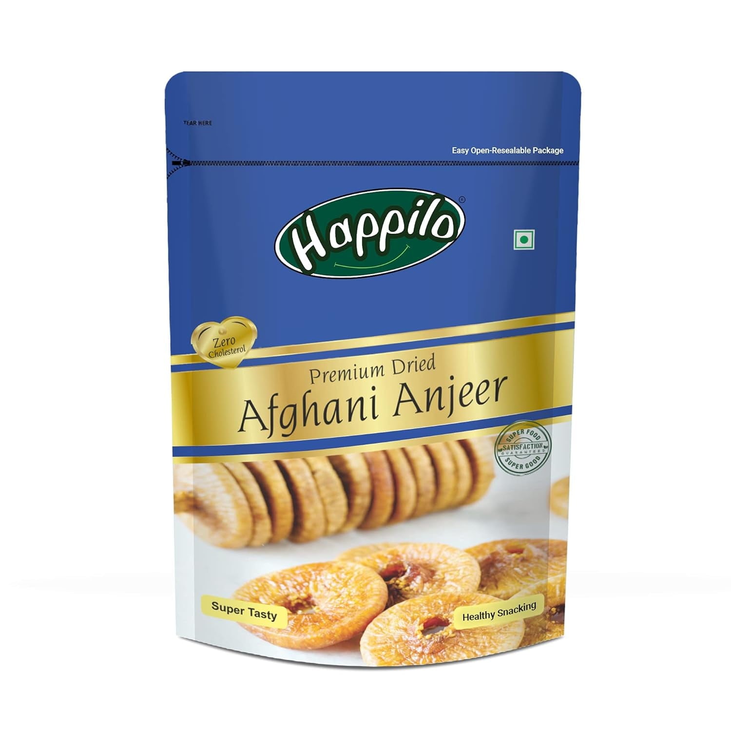 Happilo Premium Dried Afghani Anjeer 200gm, 7.0 Ounce Pack | Dried Figs Ajnir | Rich Sourc