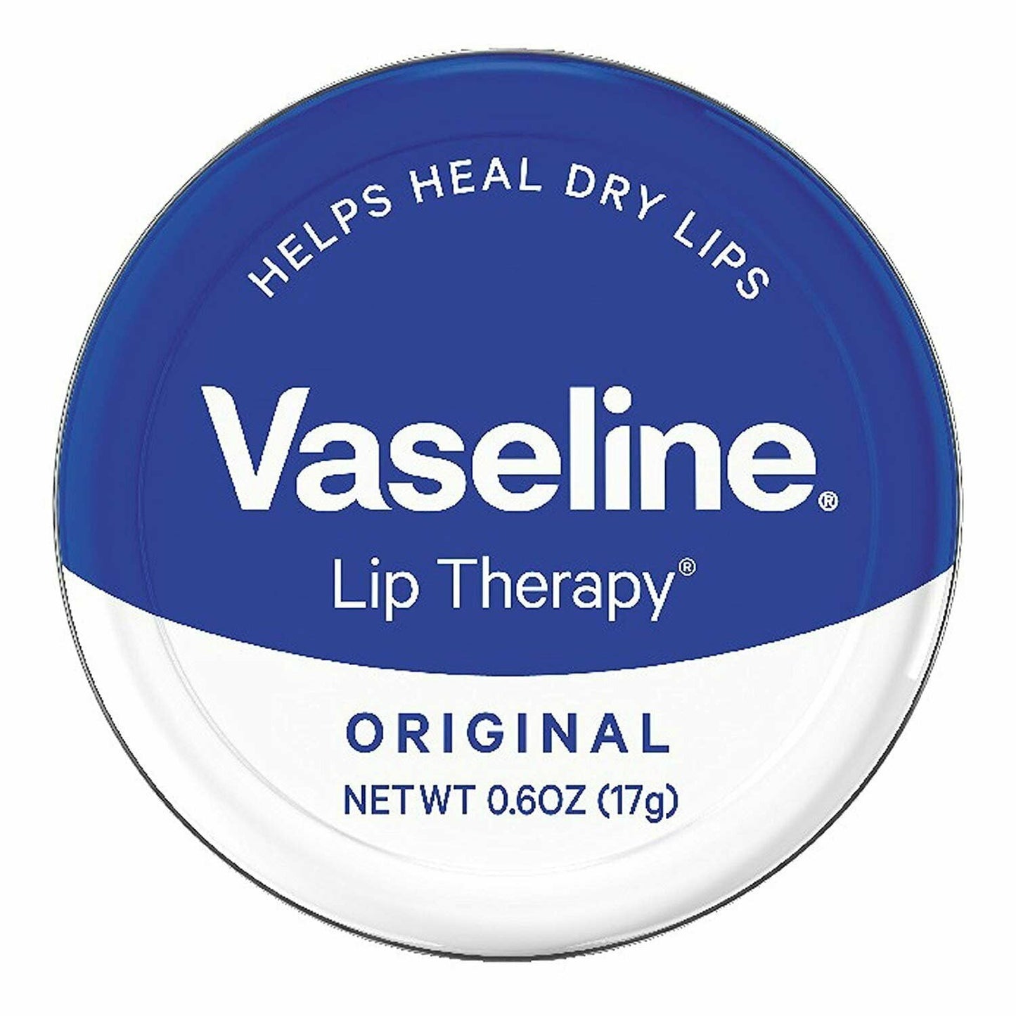 Vaseline Therapy LipBalm Tin - Original - 0.6 Ounce (Pack of 4)