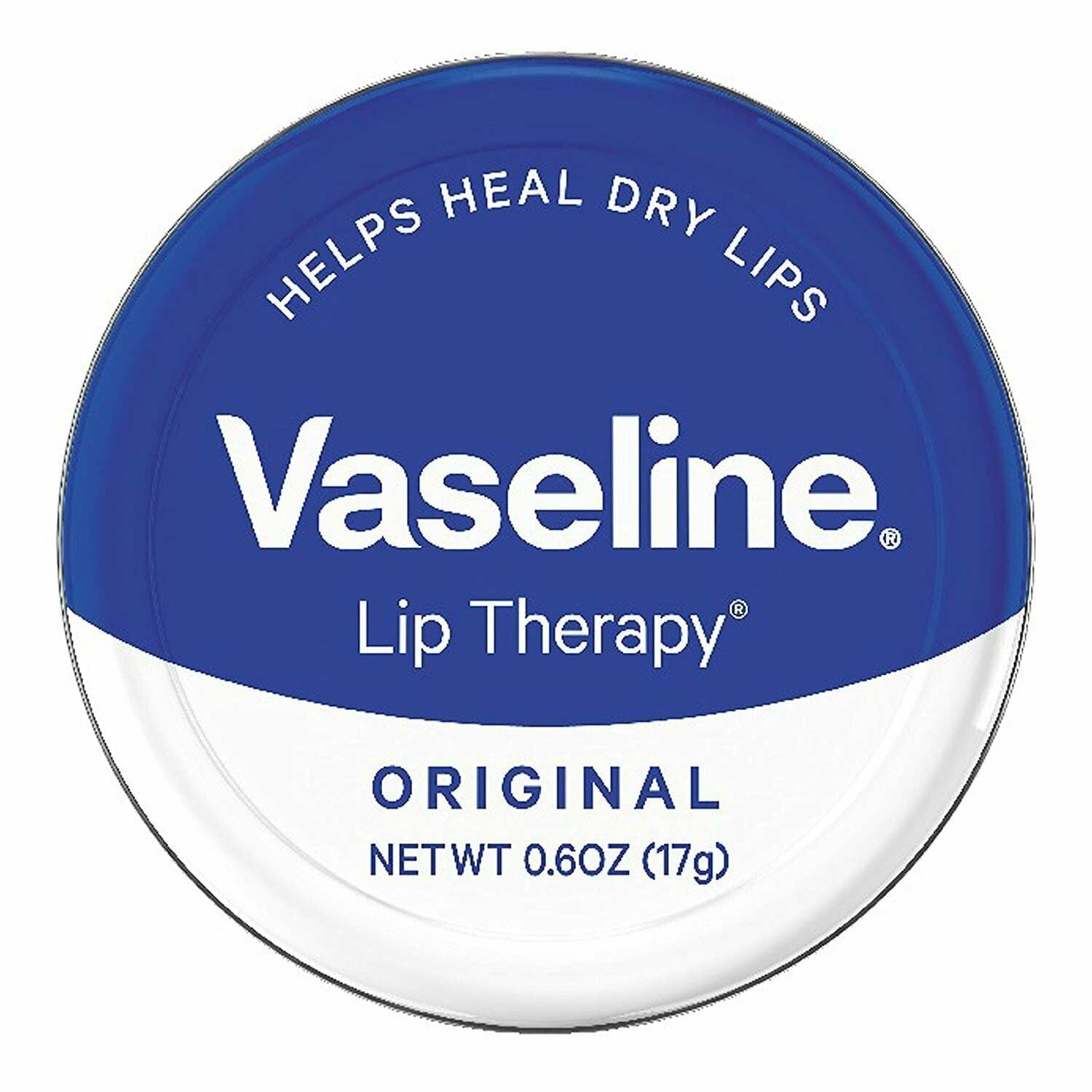 Vaseline Therapy LipBalm Tin - Original - 0.6 Ounce (Pack of 4)