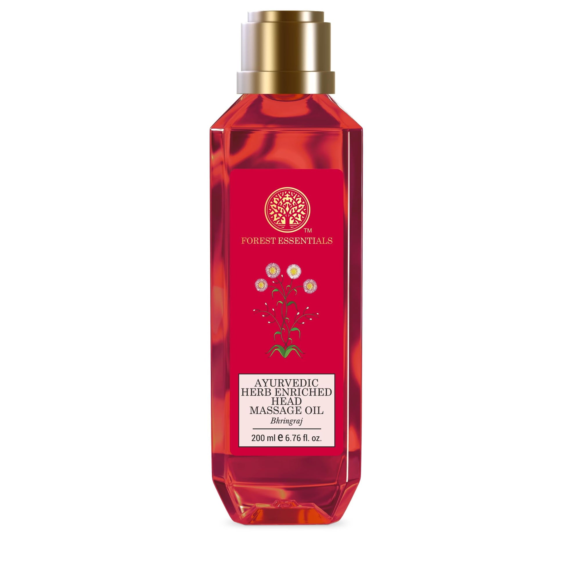 Forest Essentials Ayurvedic Herb Enriched Head Massage Oil Bhringraj| For Dandruff And Hai