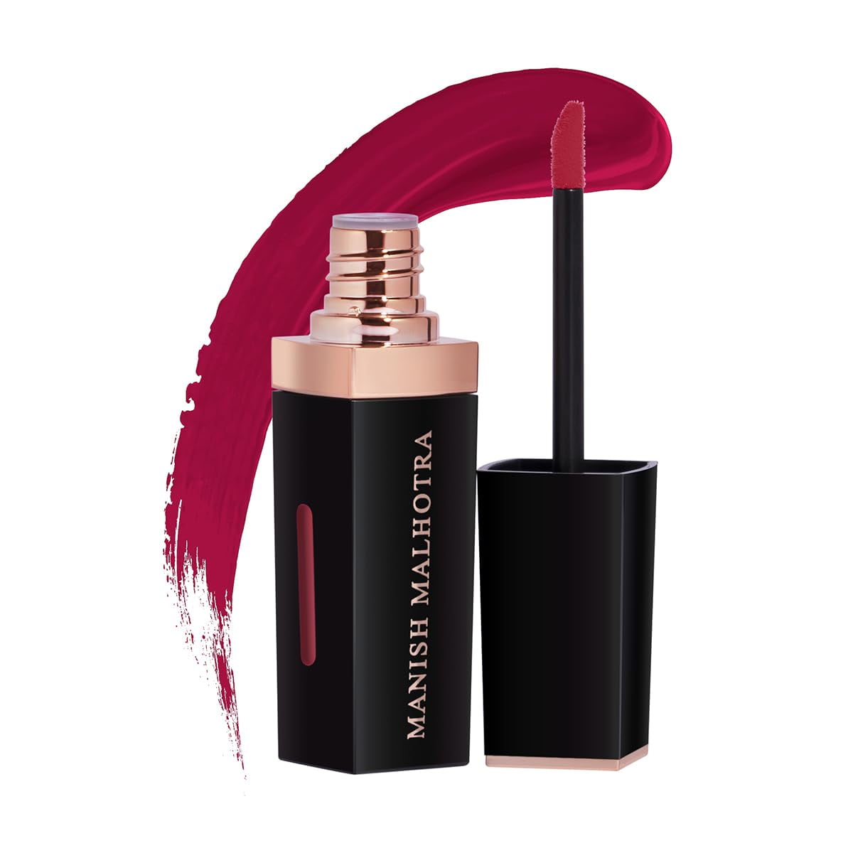 MyGlamm Manish Malhotra Liquid Matte Lipstick - Rumor Has It - 7gm | Deep Mauve Shade | Lo