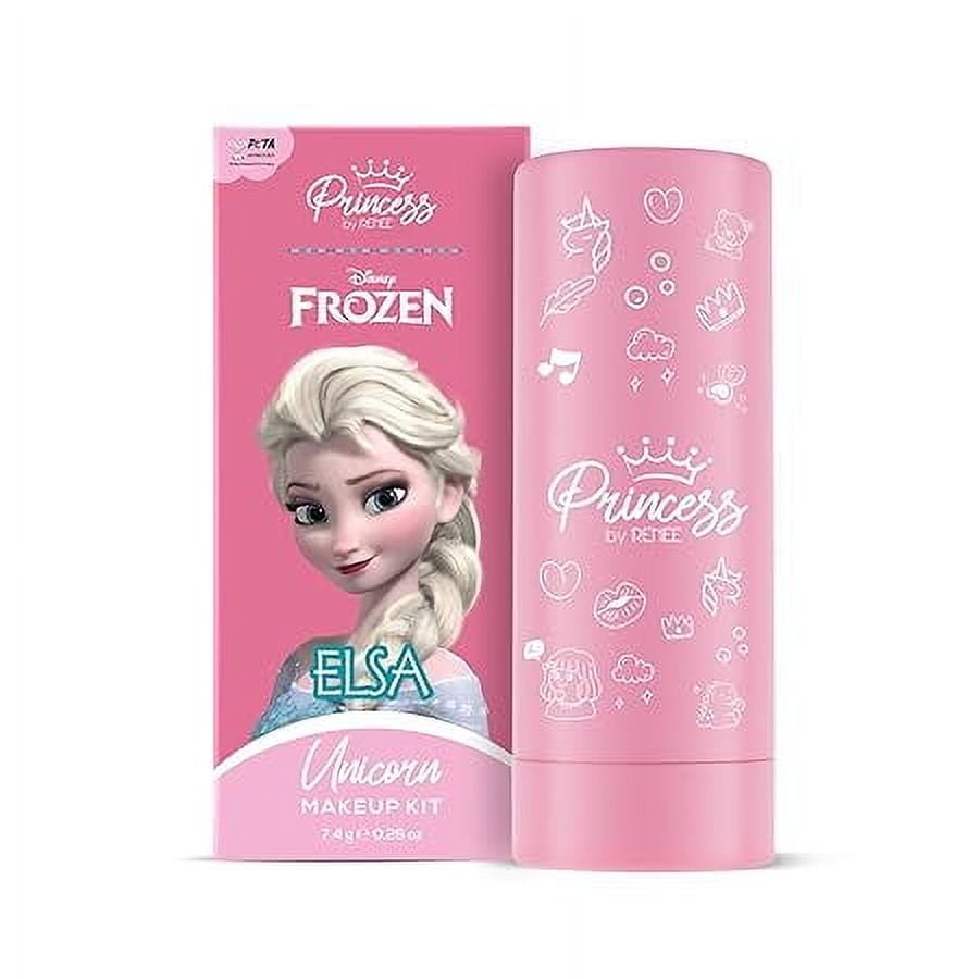 RENEE Disney Frozen Princess Unicorn Makeup Kit Elsa 7.4 Gm,Pre-Teen Girls,Includes 2 Matt