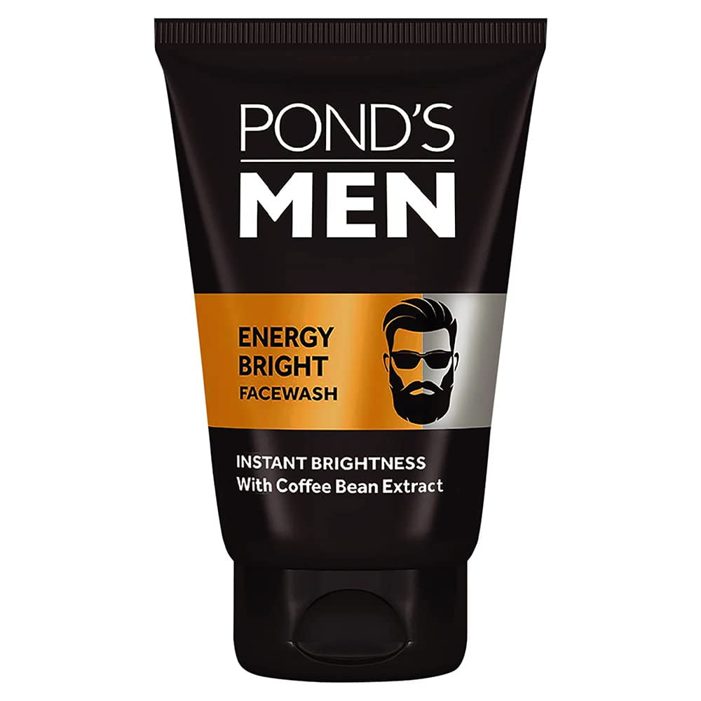 POND'S Men's Energy Bright FaceWash Coffee Beans Bright Skin - 100 G
